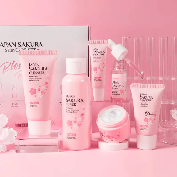 Sakura 6 Piece Skin Care Set