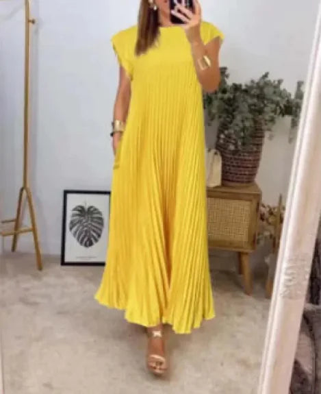 Women's Loose Solid Color Dress