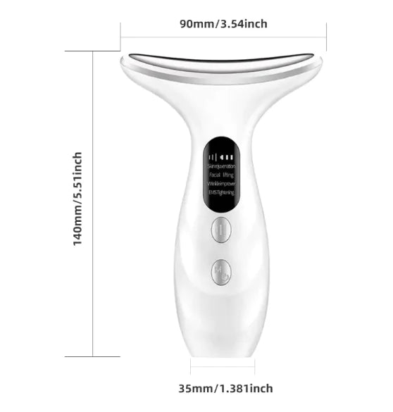 Neck Beauty Instrument - 3-Mode Neck & Eye Lifting Vibrator