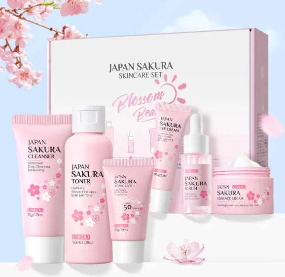 Sakura 6 Piece Skin Care Set