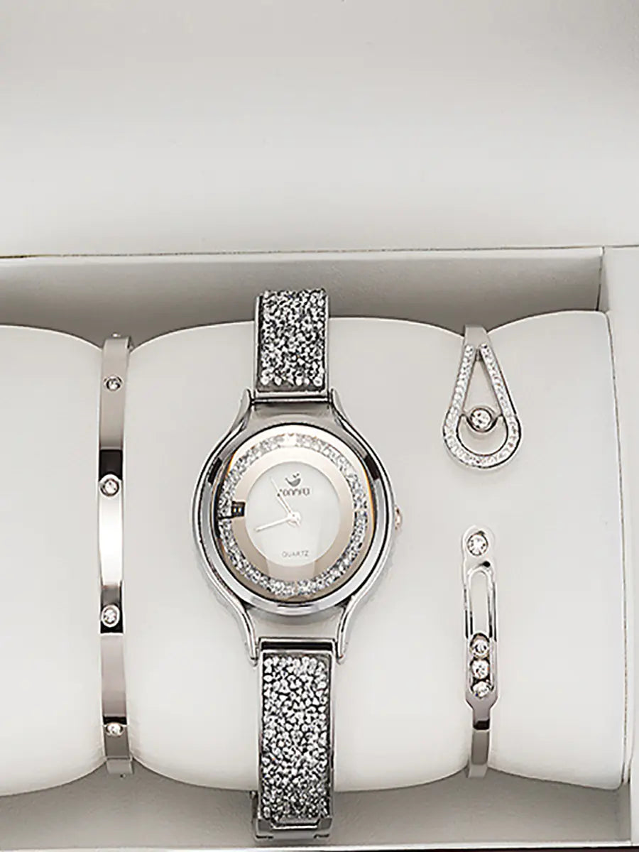 Luxury Vibrato Women's Watch Set for Fashion Models
