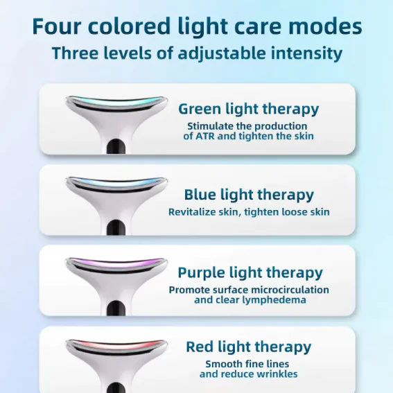 Neck Beauty Instrument - 3-Mode Neck & Eye Lifting Vibrator