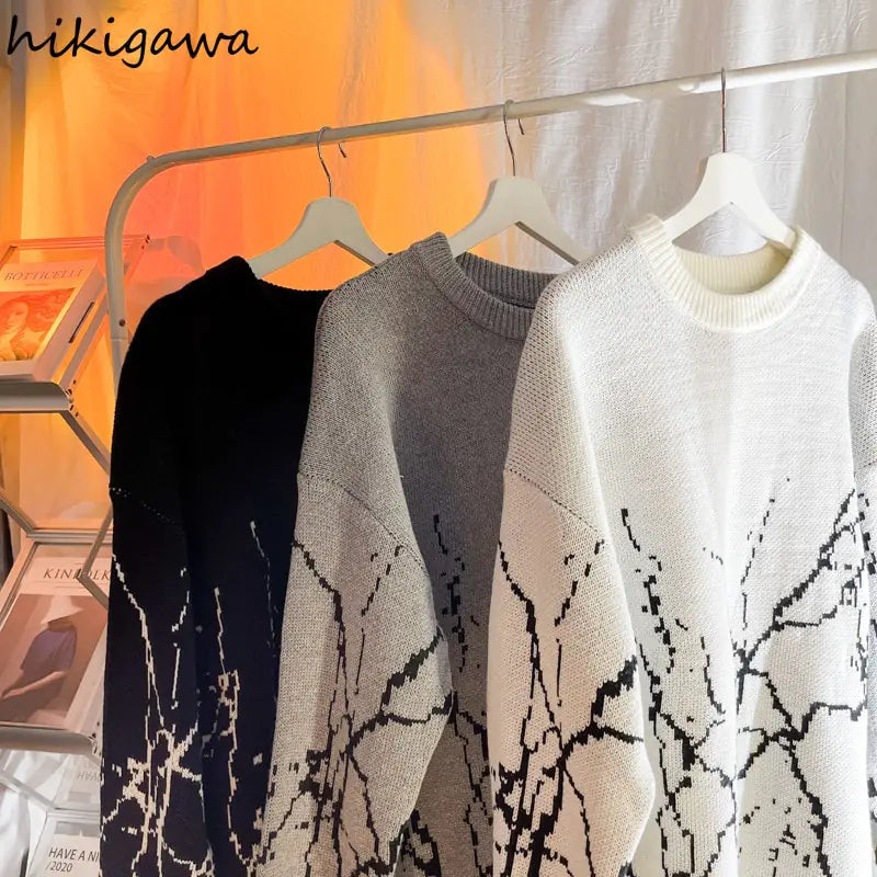 Women's Vintage Harajuku Oversized Sweater