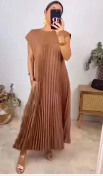 Women's Loose Solid Color Dress