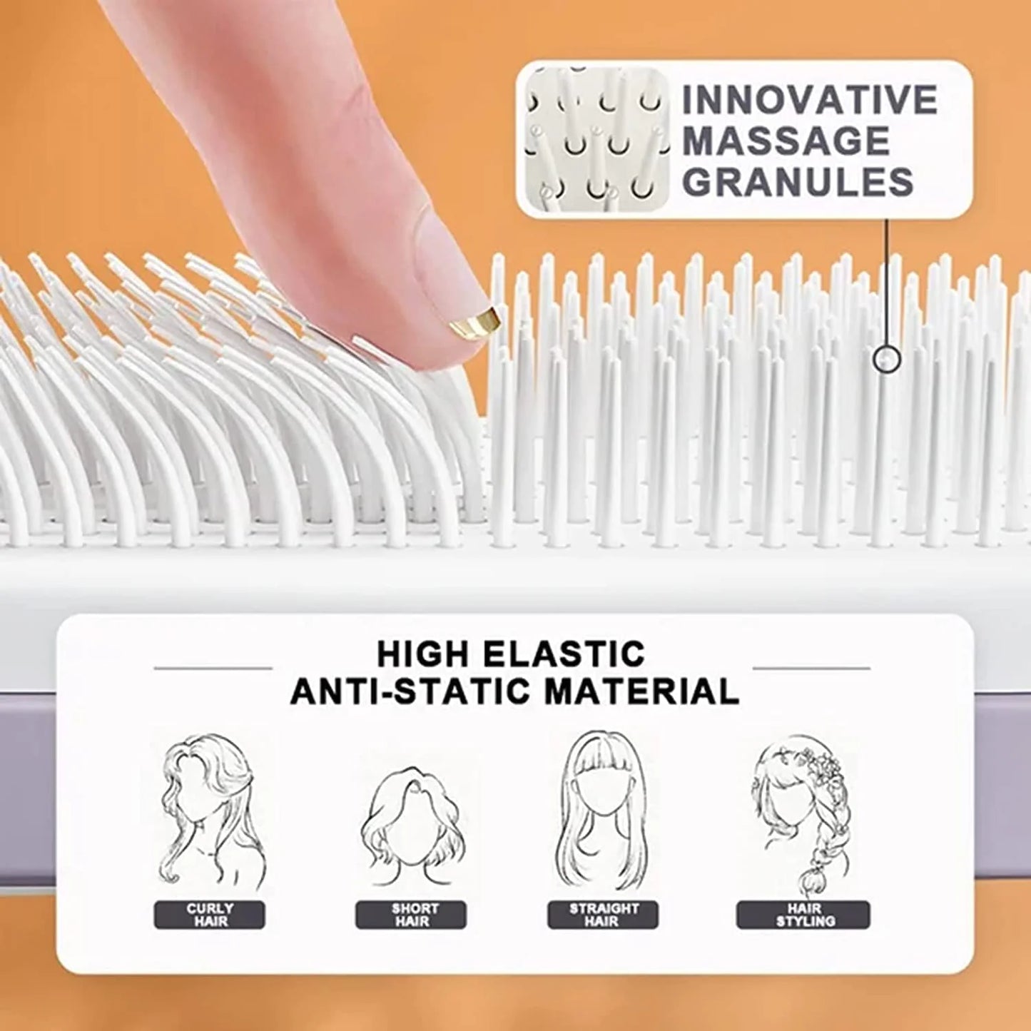4 In 1 Self Cleaning Brush