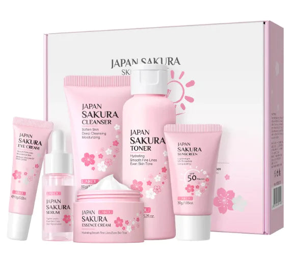 Sakura 6 Piece Skin Care Set