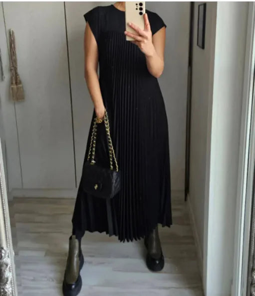 Women's Loose Solid Color Dress