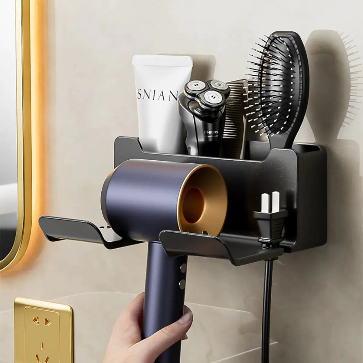 Wall-mounted Hair Dryer Bracket