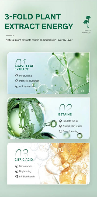 Centella 4 Piece Skin Care Set